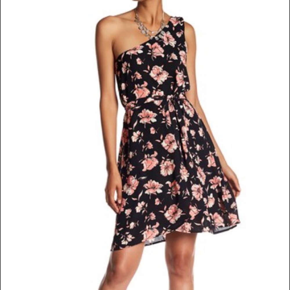 DR2 One Shoulder Floral Dress